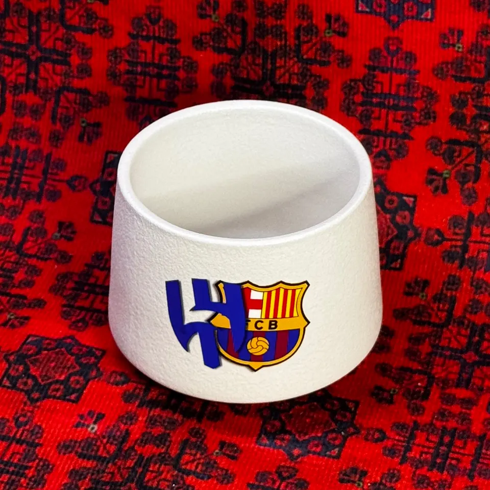كوب برشلونة مع الهلال (أبيض)